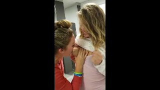 Hot Girls Having Fun in Public Bathroom – Real Lesbian Play