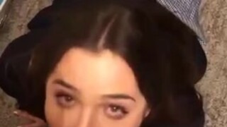 College Intern Sucks Cock with Purpose – Passionate Amateur BJ
